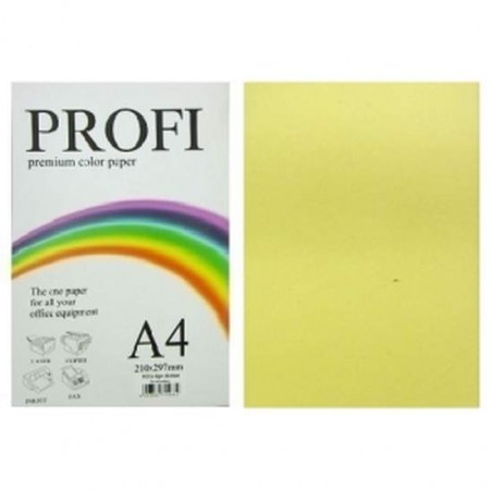 Папір А-4 "PROFI" Light Yellow №160 80г/м2 100арк.