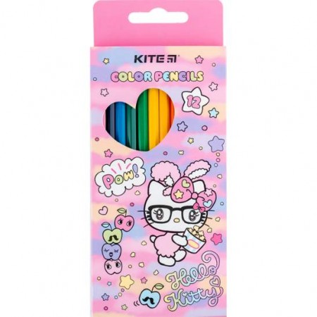 Олівці 12 кол."Hello Kitty-051"