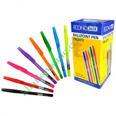 Ручка масляна "Economix Fruity-10210" асорті 0.7мм