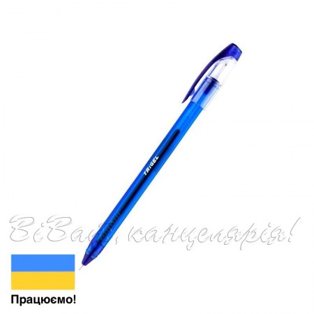 Ручка гель "Trigel UX-130-02" синя