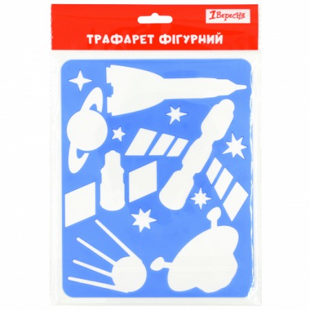 Трафарет для малювання 20*16 "1В-940360" Космічні апарати