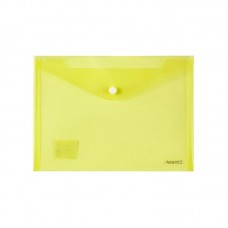 Конверт на кнопці А-5 "Axent-1522-26-A" жовтий