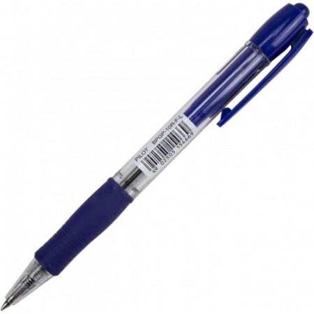 Ручка автомат."Super Grip BPGP-10R-F-L" синя 0,7мм