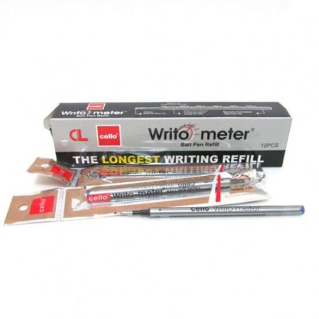 Стержень кульковий "Cello-8048 Writometer ball 10км" синій