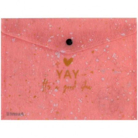 Конверт на кнопці А-4 "Axent 1495-14-A, Shade Coral"