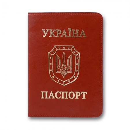 Обкладинка на Паспорт "ОВ-8 Sarif" червона