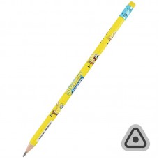 Олівець "Kite Sponge Bob SB25-046" тригранний, з гумкою