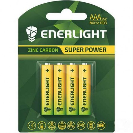 Батарейка R-03 "Enerlight Super Power"блистер