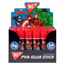 Клей-олівець "YES-320275" Marvel.Avengers, 8г