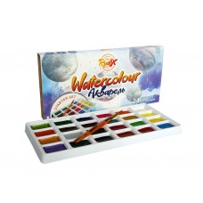 Акварель 24 кол."RUDIX- 812418" Starter Set пензлик, блістер