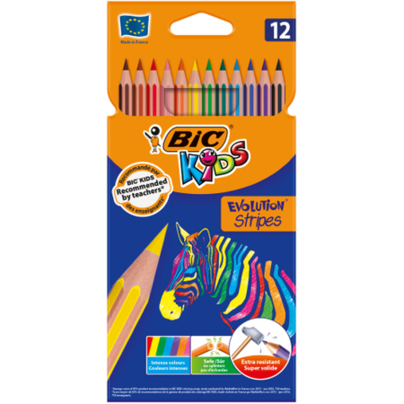 Олівці 12 кол.BiG "Evolution Stripes bc9505221"