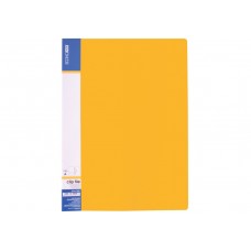 Папка А-4 пластикова пружина+карман "Економікс-31201-05" жовта