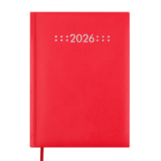 Щоденник датов. 2026 CLASSIC ВМ.21121-05, A5, червоний, бумвініл/поролон