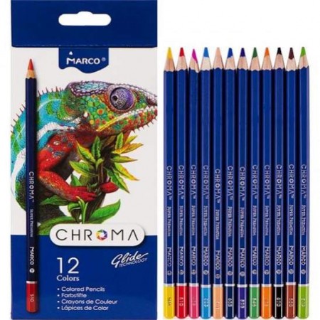 Олівці 12 кол."Marko Chroma-8010-12CB"
