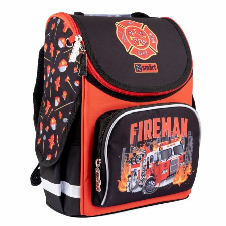 Рюкзак шкільний каркасний "Smart-559015" Fireman