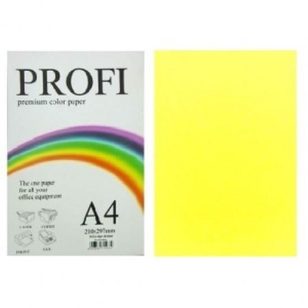 Папір А-4 "PROFI" Deep Lemon №210 80г/м2 100арк.
