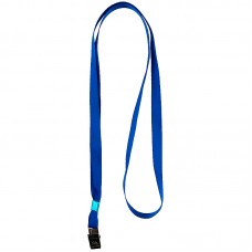Шнурок для бейджа "4532-02-A" з метал.кліпом,синій