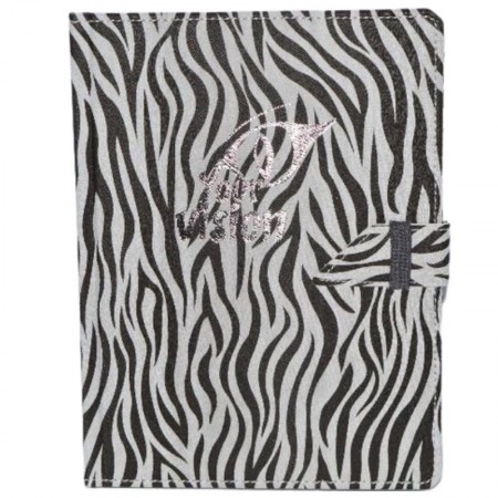 Записна книжка В-6 120 арк., кл.,"SKILL" Zebra, на хляст. ЗВ-95