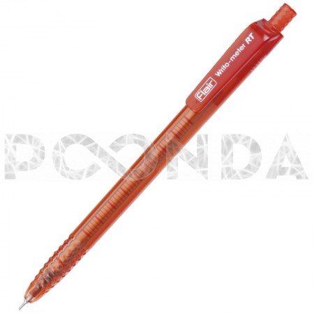Ручка автомат "Flair-1311 Writometer" 10км червона