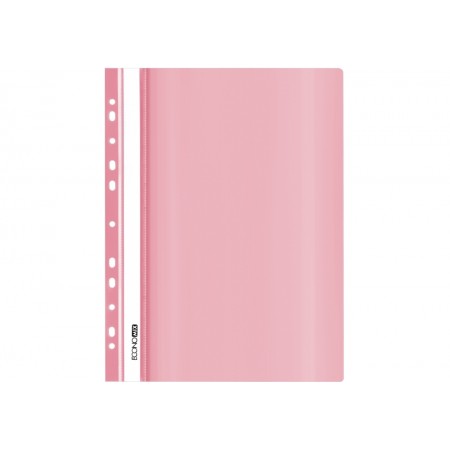Швидкозшивач пластиковий "Економікс-31510-89" пастельна рожева