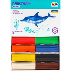 Пластилін 8 кол."Мозаїка-300307" 96 гр.Гамма