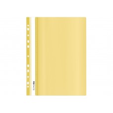 Швидкозшивач пластиковий "Економікс-31510-85" пастельна жовта