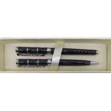 Набір ручка+роллер в футлярі "Sonata-ВR-1916-1" чорна
