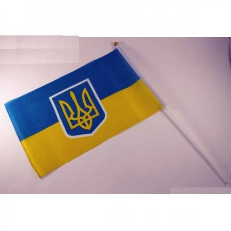 Прапор України 20*30см на палочке