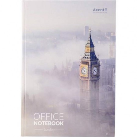 Книга записна А4, 192арк., кліт., London /8423-21-A/