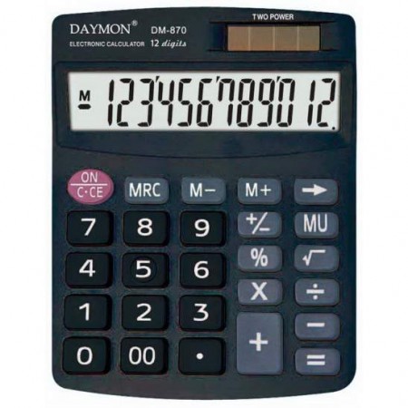Калькулятор "Daymon DM-870" 12р.