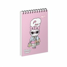 Блокнот А-7 80арк.кл.спіраль зверху "Yes-152516" Esther Bunny: Stay Chic