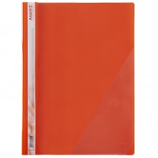 Швидкозшивач пластиковий "Axent Pastelini-1306-24" червоний з кишенею