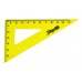 Трикутник прямокутний "YES-370305" 11 см флюор.