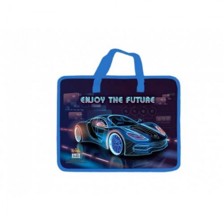 Портфель на блискавці А-4 "ENJOY THE FUTURE" KIDIS /14087/