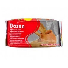 Паста для моделювання "Dozen" коричнева 500гр.пакет