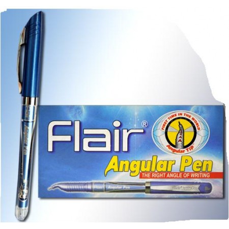 Ручка кулькова "Flair-888 Angular" для левшей синя