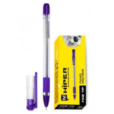 Ручка масляна Hiper Fine Tip HO-111 фіолетова 0,7м