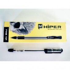 Ручка масляна Hiper Fine Tip HO-111 чорна 0,7мм