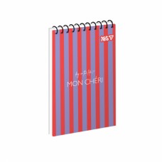 Блокнот А-7 80арк.кл.спіраль зверху "Yes-152369" Simple Stripes