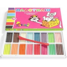 Пластилін 16 кол."неЗнайка" Little Artist  320гр