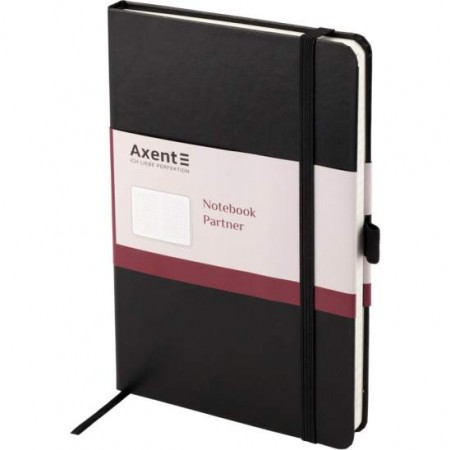 Блокнот 125*195 96арк."Axent Partner 8201-01-A" чорний
