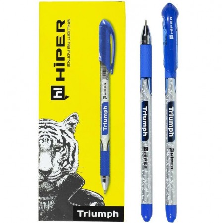 Ручка масляна Hiper Triumph HO-195 синя 0,7мм