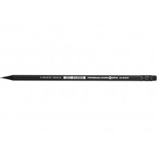 Олівець "Optima-15541" All BLACK НВ, з гумкою, чорний корпус