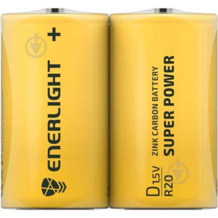 Батарейка R-20 "Enerlight Super Power"