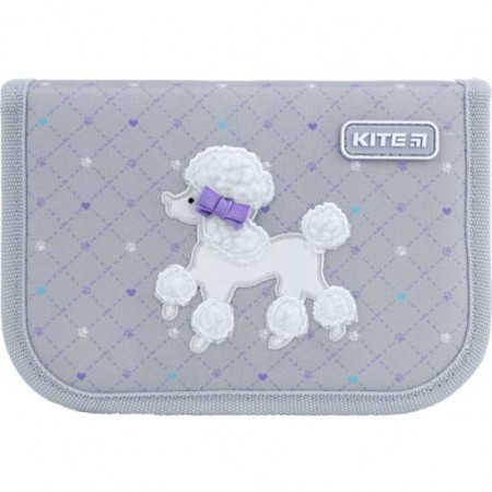 Пенал 1 від. 1 відв. "Kite Cute Dog K22-621-1"