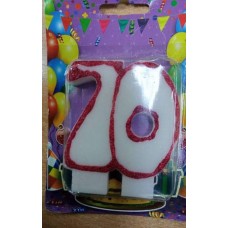Свічка для торта "70"