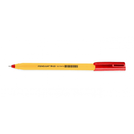 Ручка "Pensan TR 23 triangular" червона 1.0 мм