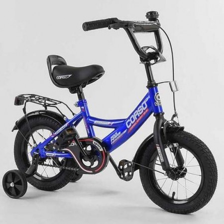 Велосипед 12" 2-х кол."CORSO-CL12617"(1) син, ручн.гальмо