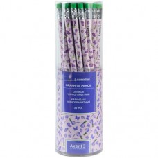 Олівець "Axent Lavender 9009-12" HB, з гумкою