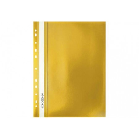 Швидкозшивач пластиковий "Economix Light-38504-05" жовтий